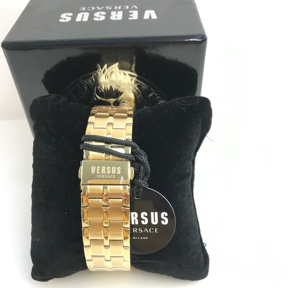 Ship same day - New Authentic VERSUS VERSACE Chrono Lion Bracelet Watch - Picture 7 of 16